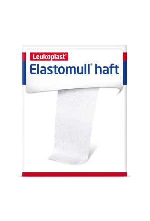 Bande de gaze adhésive Elastomull 20mx4cm blanc Rouleau
