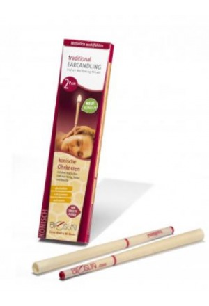 Biosun traditional bougies auriculaires coniques 2 paires Biosun traditional bougies auriculaires coniques 2 paires