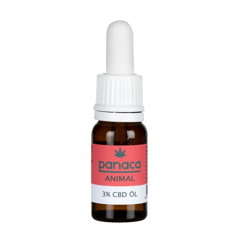 Huile de CBD pour animaux PANACA 3 %, flacon de 10 ml