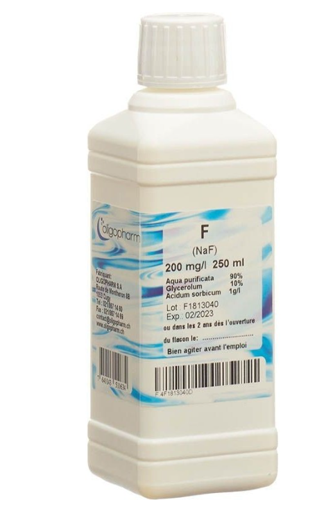 OLIGOPHARM Fluor Lös 200 mg/l 250ml