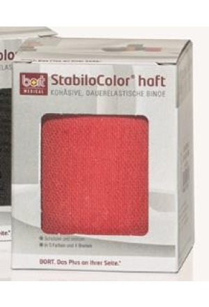 Bort Stabilo Color Bande élastique 6cmx5m rouge Bort Stabilo Color Bande élastique 6cmx5m rouge