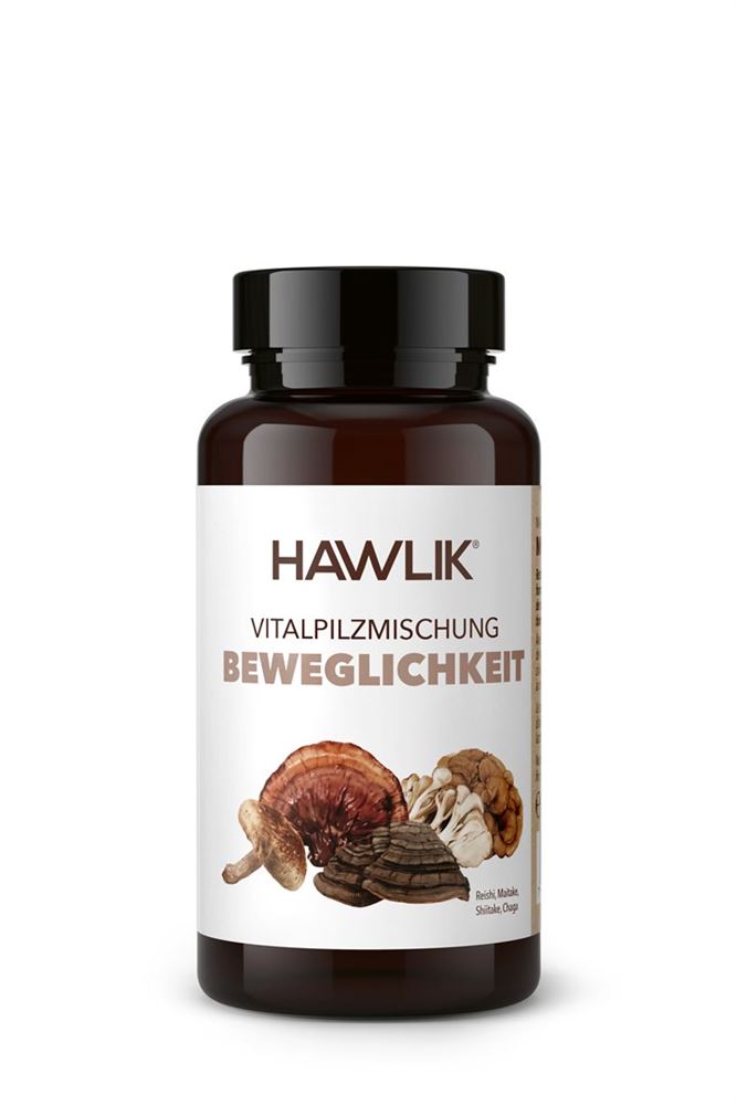 HAWLIK Mélange de champignons vitaux Capsules Mobilité 90 pièces
