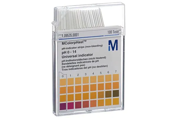 Bandelettes indicatrices Merck pH 0-14 100 pièces