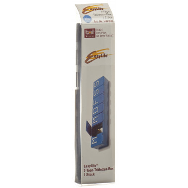 Bort EasyLife 7 jours boîte de comprimés bleu Bort EasyLife 7 jours boîte de comprimés bleu