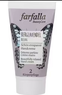 Crème pour les mains FARFALLA à la lavande de montagne 50ml Crème pour les mains FARFALLA à la lavande de montagne 50ml