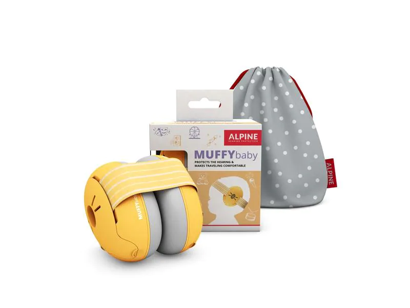 ALPINE MUFFY Baby casque antibruit jaune ALPINE MUFFY Baby casque antibruit jaune