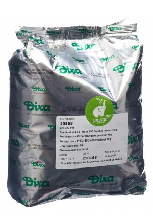 DIXA Fenouil doux PhEur BIO entier 1kg DIXA Fenouil doux PhEur BIO entier 1kg