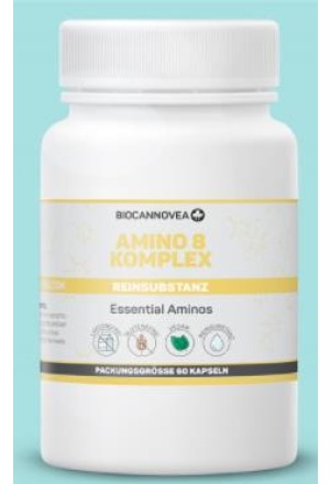 Complexe d'acides aminés BIOCANNOVEA gélules 495 mg 120 pièces Complexe d'acides aminés BIOCANNOVEA gélules 495 mg 120 pièces