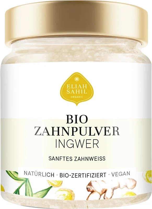 ELIAH SAHIL poudre dentaire gingembre boîte 45g