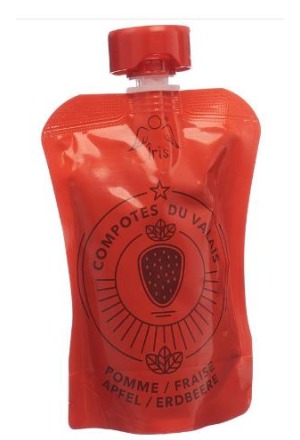 IRIS Compote Trio Pomme-Fraise 3 Btl 100g