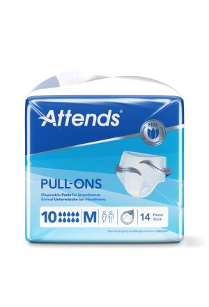 ATTENDS Pull Ons 10 Pant M btl 14 pc