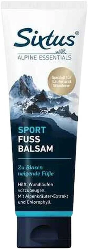 SIXTUS Sport Baume pour les pieds Tb 125ml