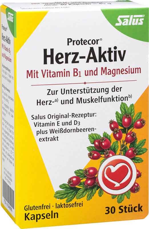 Capsules cardio-actives Salus® Protecor 30 pièces Capsules cardio-actives Salus® Protecor 30 pièces