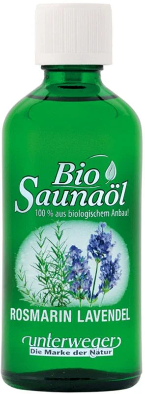 Unterweger Huile de sauna bio Romarin Lavande 100ml