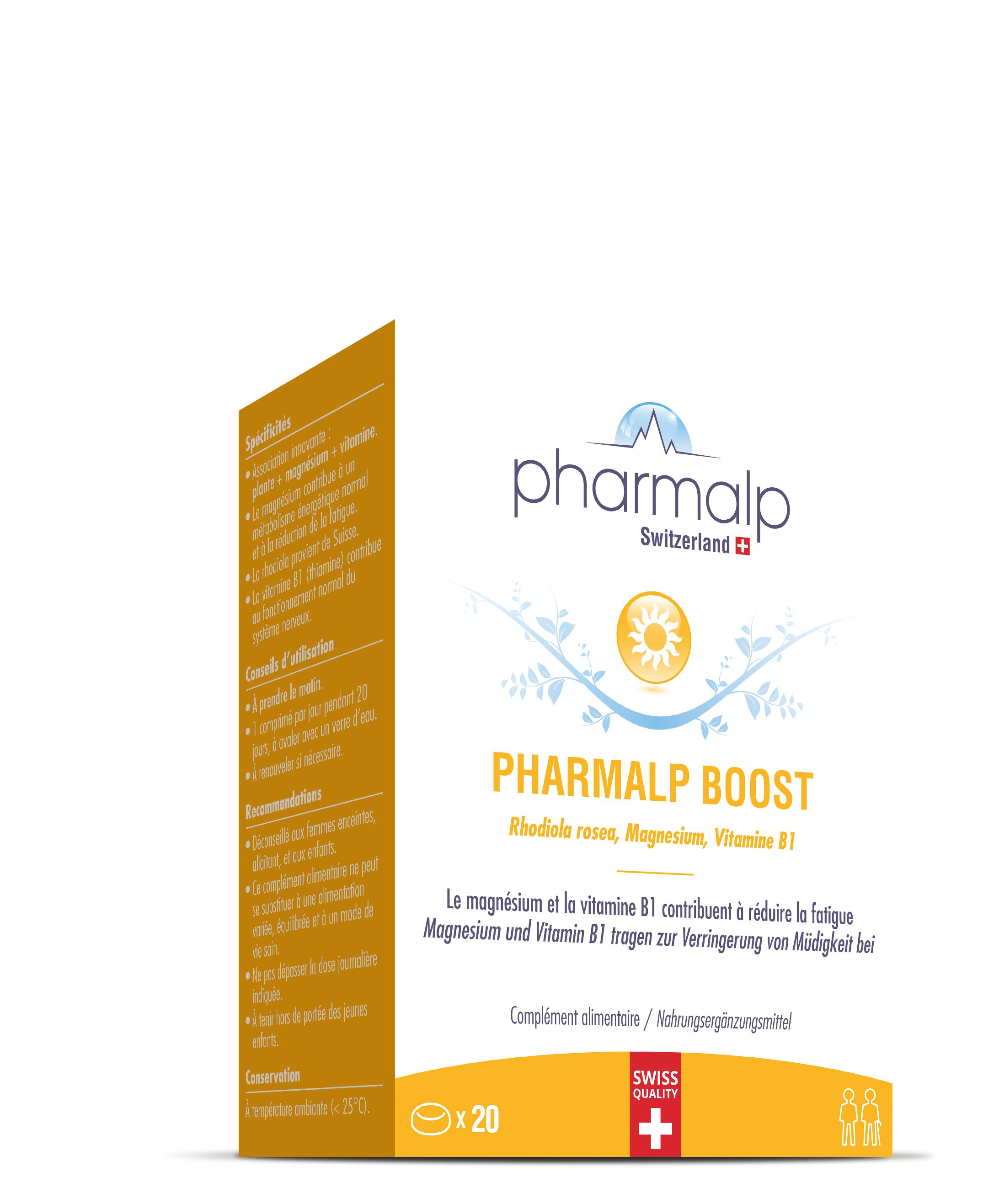 Pharmalp BOOST comprimés blister 20 pièces Pharmalp BOOST comprimés blister 20 pièces