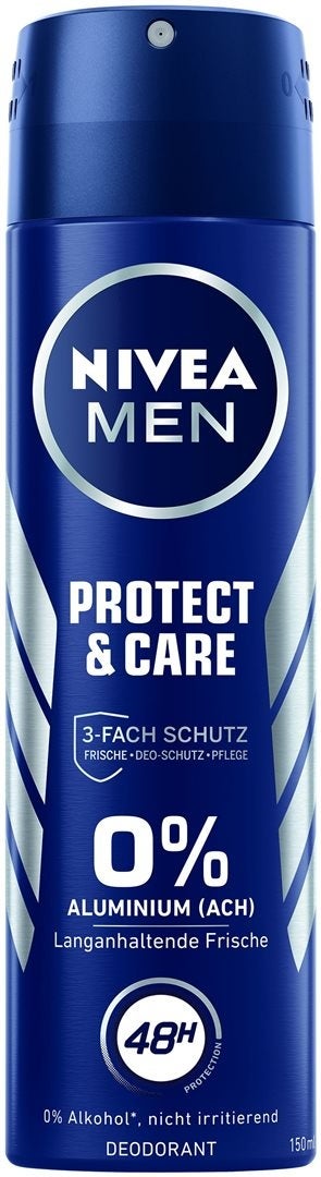 Nivea Male Deo Protect & Care Aeros Spr 150ml Nivea Male Deo Protect & Care Aeros Spr 150ml