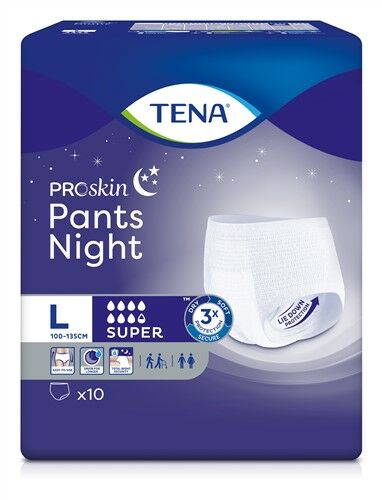 TENA Pants Night Super L 10 pièces