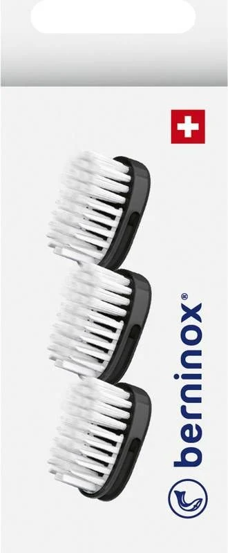 Têtes de rechange BERNINOX noir super sFuss offent 3 pièces
