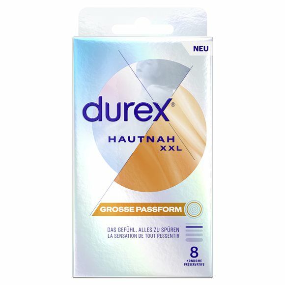 Préservatif Durex Hautnah XXL 8 pièces Préservatif Durex Hautnah XXL 8 pièces