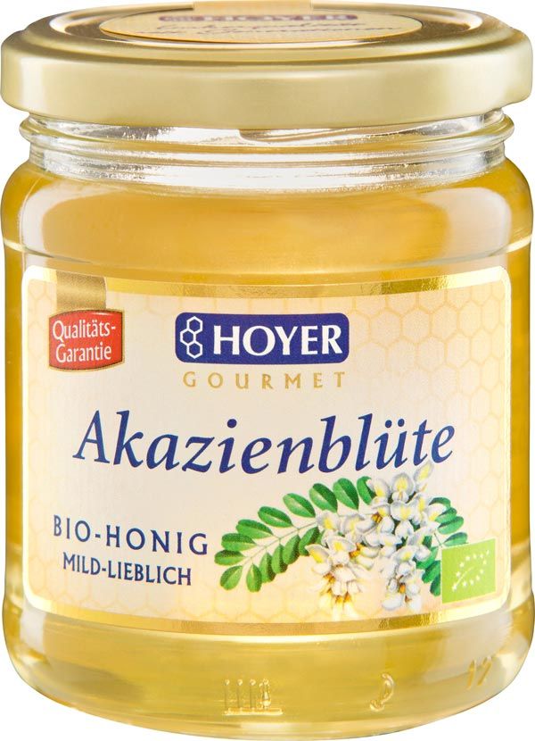 HOYER Miel d'acacia Bio pot 500g