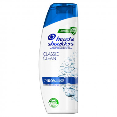 Shampooing antipelliculaire Head & Shoulders classic clean 300ml