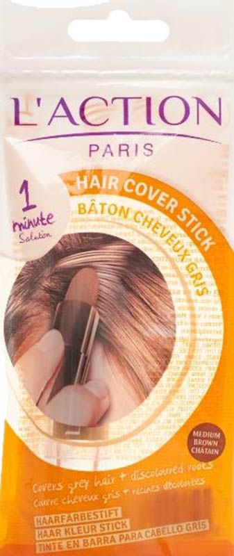 L'ACTION COSMETIQUE Bâton de coloration pour cheveux brun châtaigne