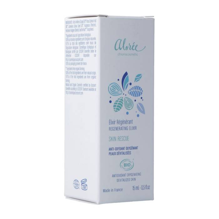 Alorée crème visage Elixir régénérant skin rescue bio 15ml