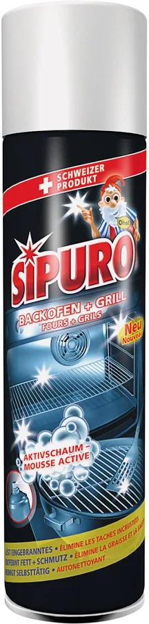 SIPURO Backofen Grillrein Aktivschaum Aeros 500 ml