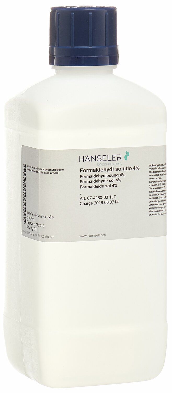 HÄNSELER Formaldehydi solutio 4 % 5lt