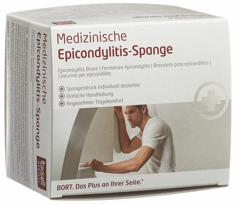 BORT Stabilo Pince pour épicondylite Gr1 argent BORT Stabilo Pince pour épicondylite Gr1 argent