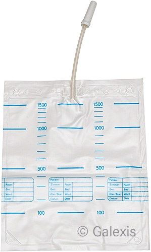 GHC Urinb CAREFLOW 1.5l 90cm unst o Ablass 10 Stuck