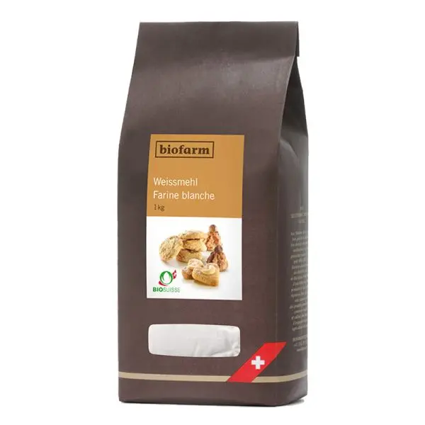 Farine blanche Biofarm Bourgeon 1kg