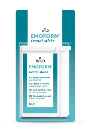 EMOFORM Cure-dents menthe 100 pièces