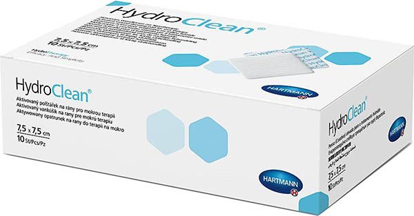 HYDROCLEAN 7.5x7.5cm 10 pièces