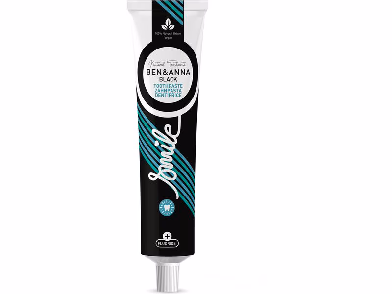 Ben & Anna Black Toothpaste Fluorure 75ml