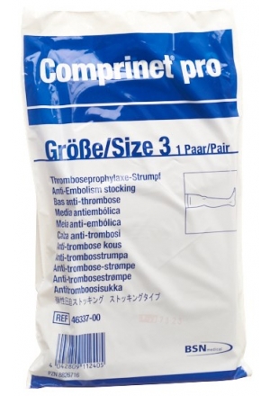 COMPRINET PRO Thrombo A-G Gr3 norme blanc 1 paire