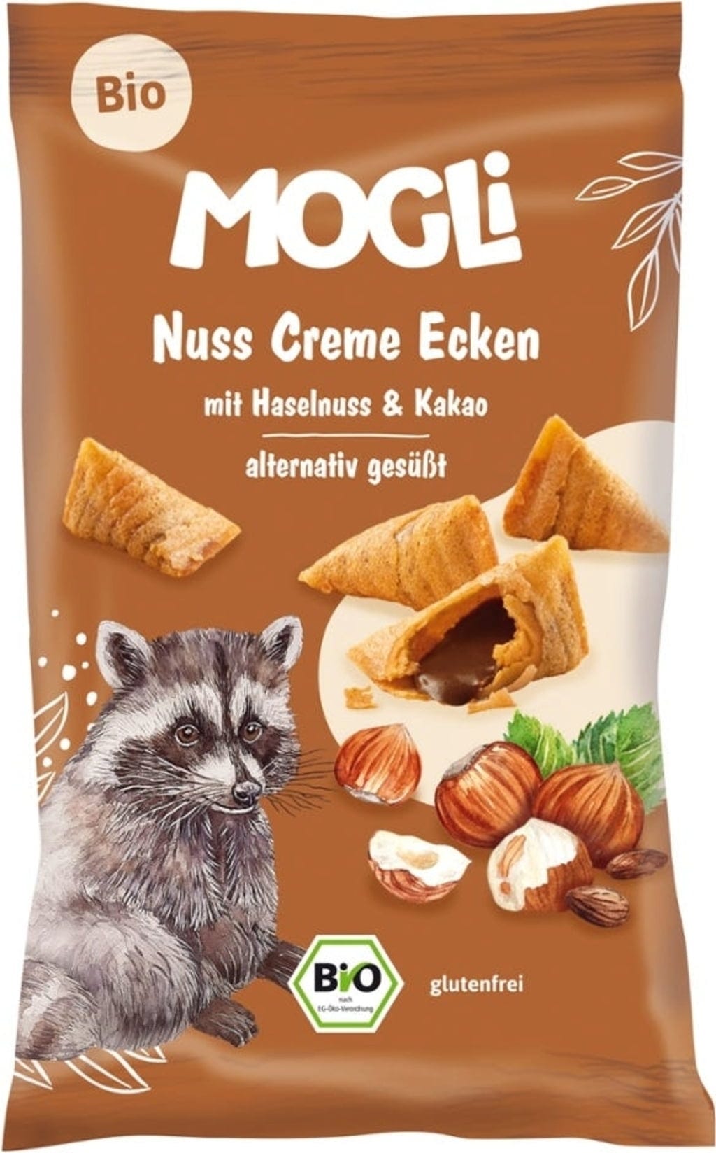 MOGLI Tranches à la crème de noix, sachet de 30 g