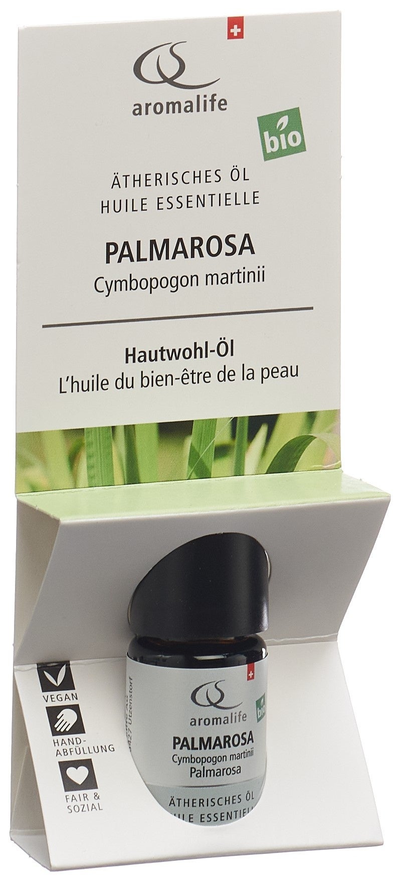 Aromalife TOP Huile essentielle de palmarosa BIO Fl 5ml Aromalife TOP Huile essentielle de palmarosa BIO Fl 5ml