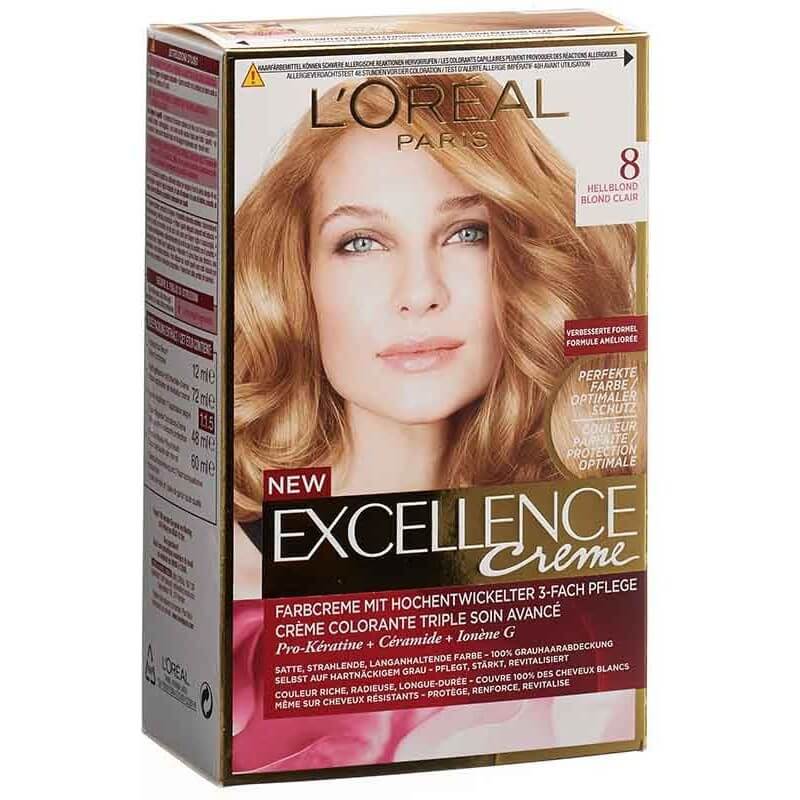 EXCELLENCE Crème Triple Prot 8 blond clair