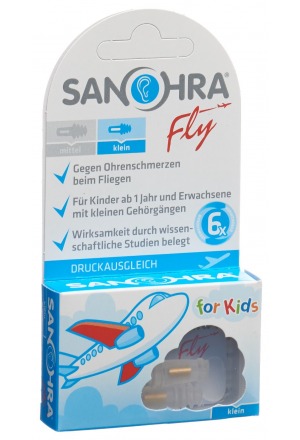 SANOHRA FLY Bouchons d'oreilles enfants 2 pièces SANOHRA FLY Bouchons d'oreilles enfants 2 pièces