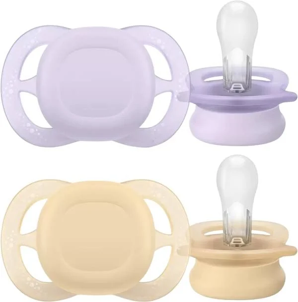 PHILIPS AVENT Sucette Start 0-2M lila/ora 2 pièces