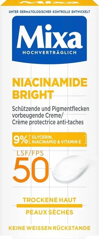 MIXA Niacinamide Crème Bright SPF 50 sec H 50ml