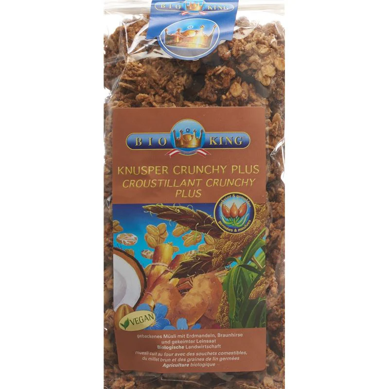 BioKing Crunchy Plus croustillant Btl 375g