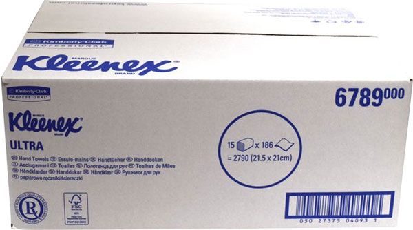 Essuie-mains KLEENEX ULTRA 2-lg Airflex 2790 pièces Essuie-mains KLEENEX ULTRA 2-lg Airflex 2790 pièces