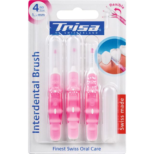 Brosse interdentaire Trisa ISO 4 1.3mm 3 pièces Brosse interdentaire Trisa ISO 4 1.3mm 3 pièces