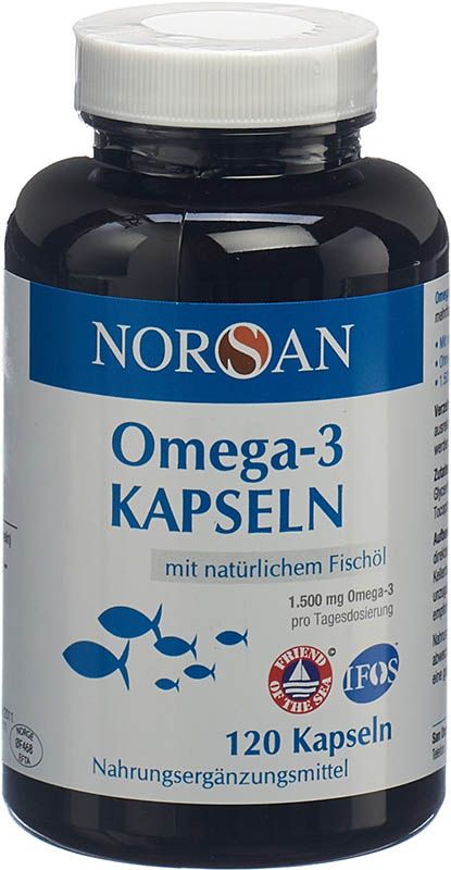 NORSAN Gélules d'huile de poisson oméga-3 120 gélules NORSAN Gélules d'huile de poisson oméga-3 120 gélules