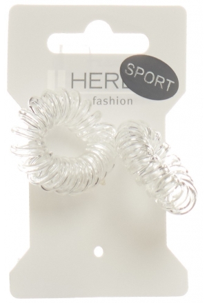 Herba Sport attache-cheveux Ø3.8cm transparent 2 pièces
