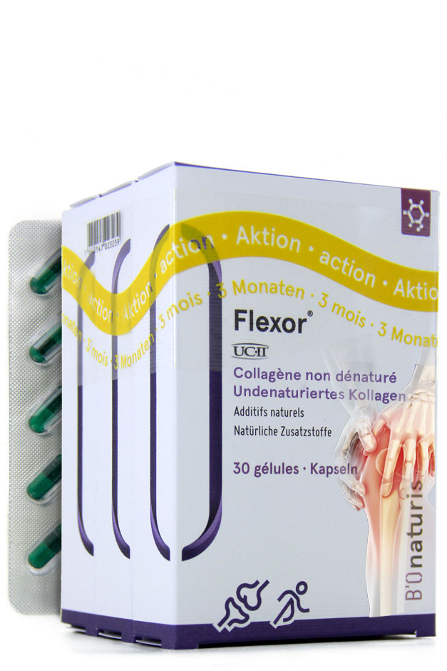 Gélules Flexor BIOnaturis 3 x 30 pièces Gélules Flexor BIOnaturis 3 x 30 pièces