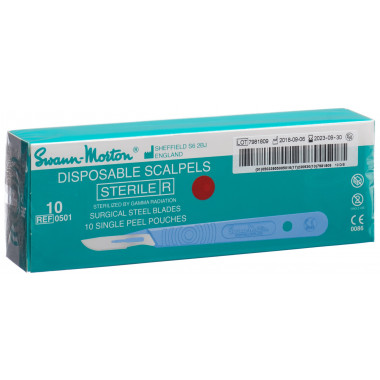 SWANN MORTON Scalpel 1x stérile No 10 10 pièces