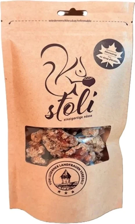 STOLI Noix d'arbre avec sirop d'érable Btl 125g